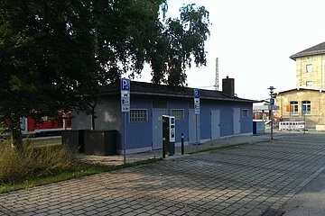 E-Auto-Ladestation am Bahnhof