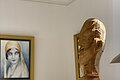 Torso geschnitzt aus Holz.