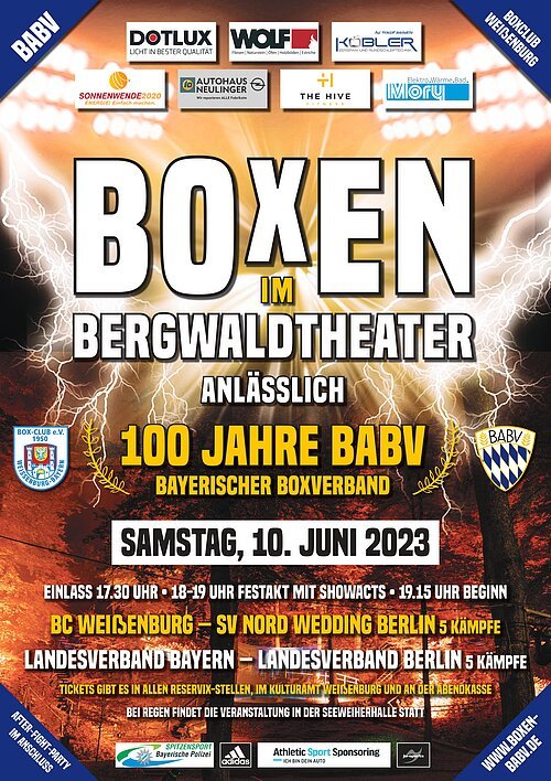 Boxen im Bergwaldtheater