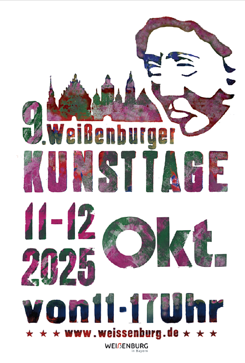 Plakat Weißenburger Kunsttage 2025