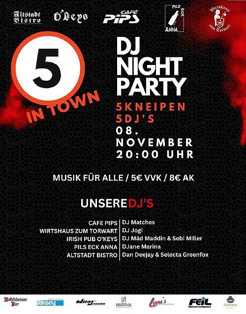 5 in Town 08.11.2025 5 in Town 08.11.2025