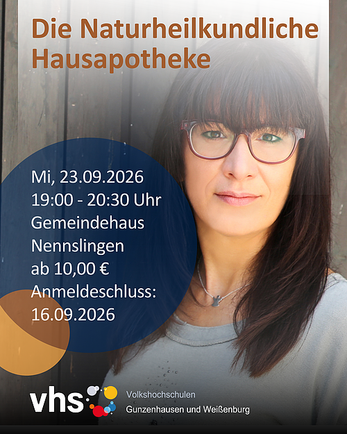 Plakat Anja Koch Profilbild Anja Koch und Ankündigungstext