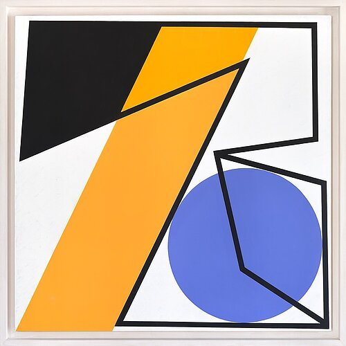 Georg Karl Pfahler GEORG KARL PFAHLER, PER DORIOLAN, 1990 · © ESTATE GEORG KARL PFAHLER / VG BILD-KUNST, BONN 2026 · STANDORT: NEUES RATHAUS WEISSENBURG, NEUBAU · LEIHGABE DER SPARKASSE MITTELFRANKEN-SÜD · FOTO: © MICHAEL DAIMINGER, 2026