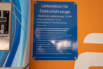 Infotafel Ladestation